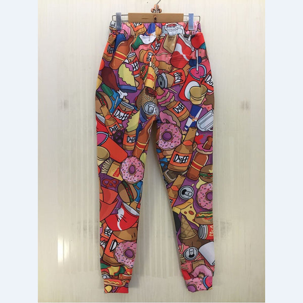 Funny Drunk Simpson unisex Sweatpants