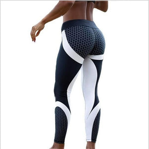 Libby Mod Mesh Pattern Print Leggings