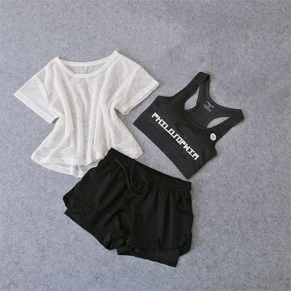 Dani Marie 3 Pcs Set Women's Yoga Suit