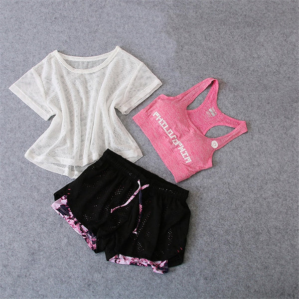 Dani Marie 3 Pcs Set Women's Yoga Suit