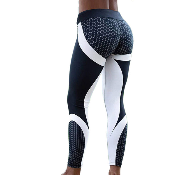 Libby Mod Mesh Pattern Print Leggings