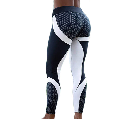 Libby Mod Mesh Pattern Print Leggings