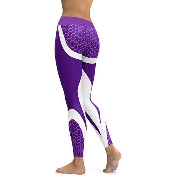 Libby Mod Mesh Pattern Print Leggings