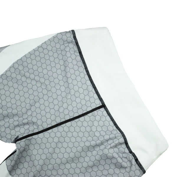 Mesh Pattern Print Leggings Fitness Leggings For Women Sporting Workout Leggins Jogging Elastic Slim Black White Pants
