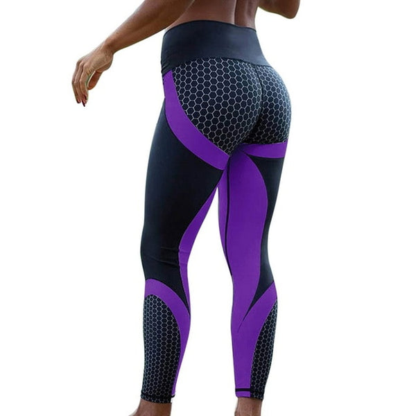 Libby Mod Mesh Pattern Print Leggings