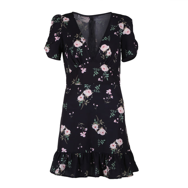 Lauli Mini Boho Floral Dress