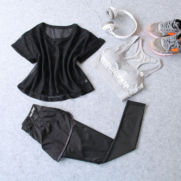 Dani Marie 3 Pcs Set Women's Yoga Suit