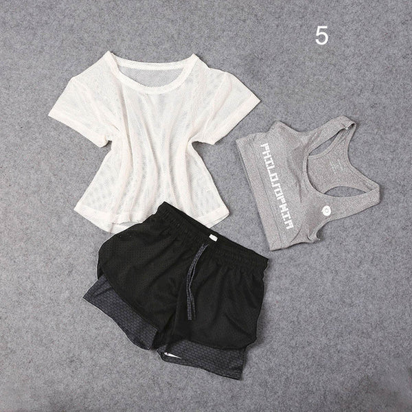 Dani Marie 3 Pcs Set Women's Yoga Suit