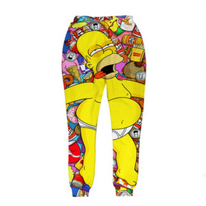 Funny Drunk Simpson unisex Sweatpants