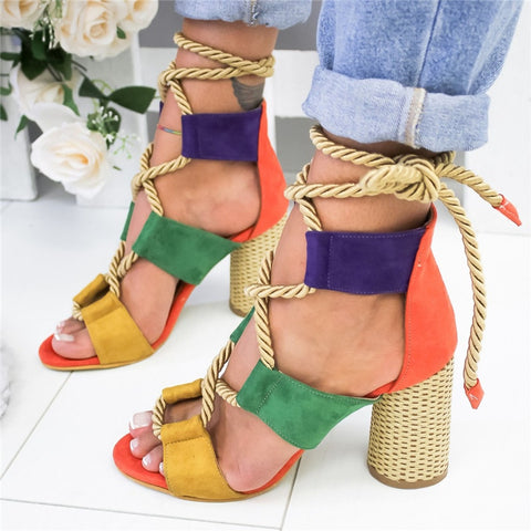 Lizzy Wedge Espadrilles Women Sandals