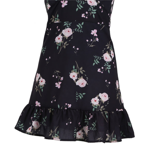 Lauli Mini Boho Floral Dress